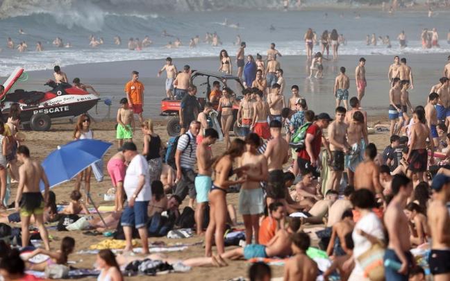 Playa de Arrietara en Sopela Playa de Arrietara en Sopela