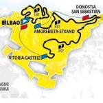 Recorrido del Tour en Euskadi