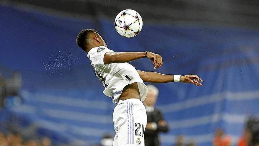 Rodrygo fue el autor del primer gol del Madrid.