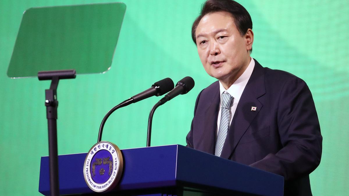 El presidente surcoreano, Yoon Suk-yeol.
