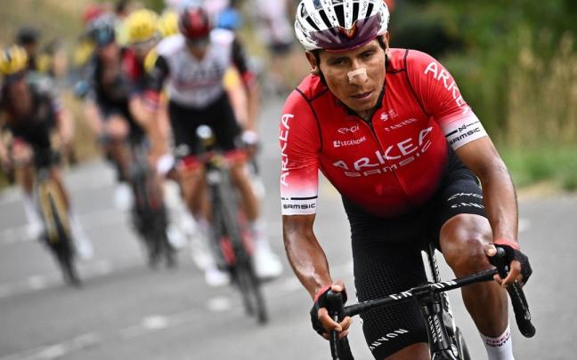 Nairo Quintana durante el último Tour de Francia. Nairo Quintana durante el último Tour de Francia.