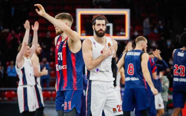 Shengelia agradece el apoyo del baskonismo durante su última visita a Vitoria