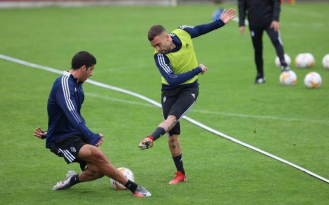 Rober Ibáñez, en una acción con Cote.