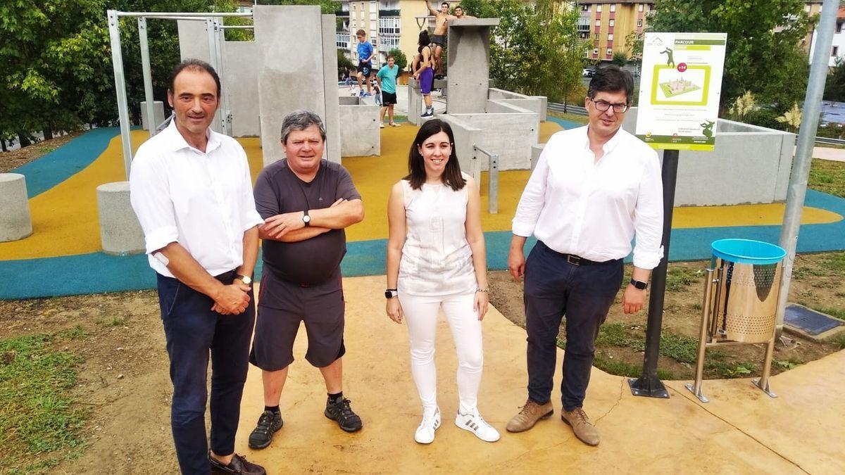 Atxondo inauguró ayer jueves el parque de actividades deportivas.