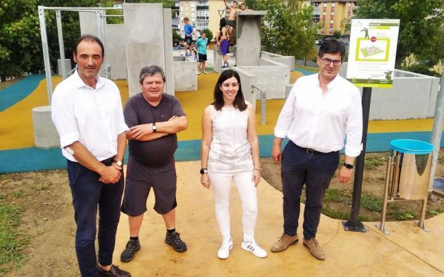 Atxondo inauguró ayer jueves el parque de actividades deportivas.