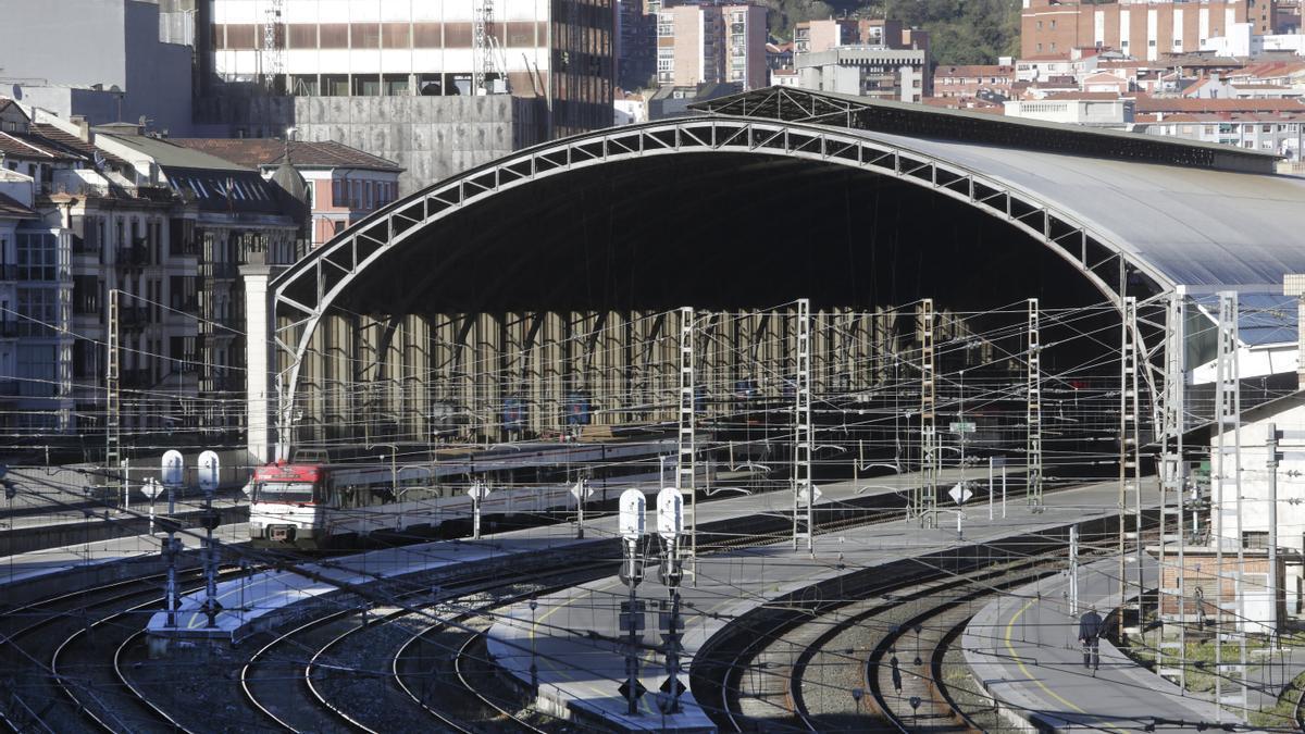 El soterramiento de la estación permitirá liberar 100.000 metros cuadrados en Abando