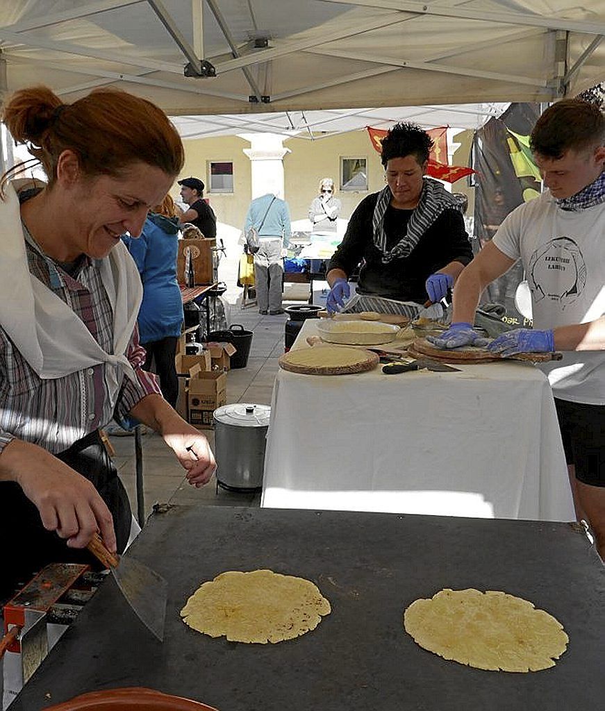 En la feria de Irurtzun no faltaron los talos.