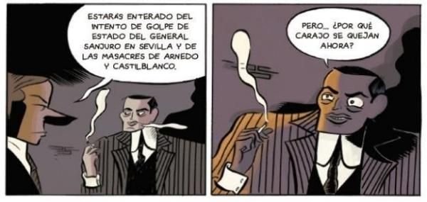 Viñetas de 'Buñuel en el laberinto de las tortugas', de Fermín Solís.