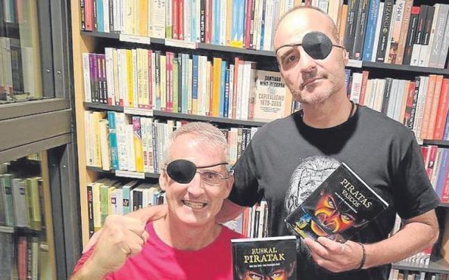 Sanz y Mendizabal, responsables de ‘Piratas vascos’. | FOTO: DNA