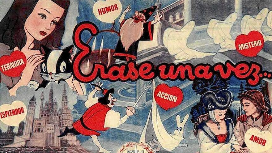 Imagen de la película ‘Érase una vez...’ estrenada originalmente en los 40 con dibujos de José Escobar.