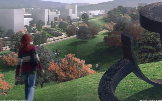 Infografía de los futuros edificios que se construirán en el parque Serralta. Infografía de los futuros edificios que se construirán en el parque Serralta.