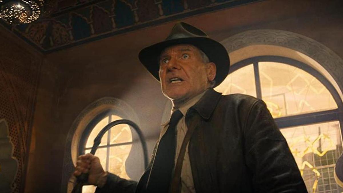 Harrison Ford en la próxima película de 'Indiana Jones'.