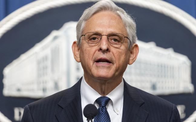 El fiscal general de Estados Unidos, Merrick Garland