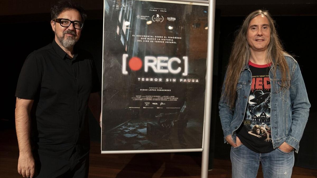 Paco Plaza y Diego López-Fernández presentan '[Rec] Terror sin pausa' en la Semana de Cine Fantástico y de Terror.