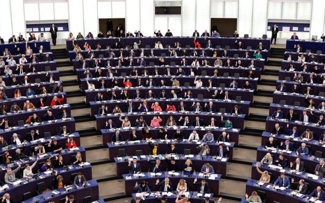 Pleno del Parlamento Europeo en Estrasburgo. Pleno del Parlamento Europeo en Estrasburgo.