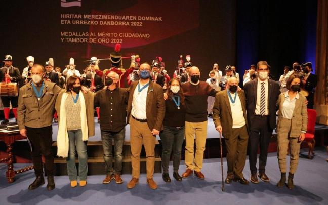 Acto de entrega de las medallas en el año 2022