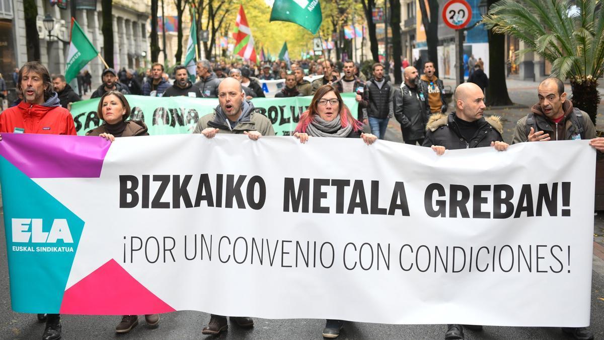 Huelga en el Metal de Bizkaia