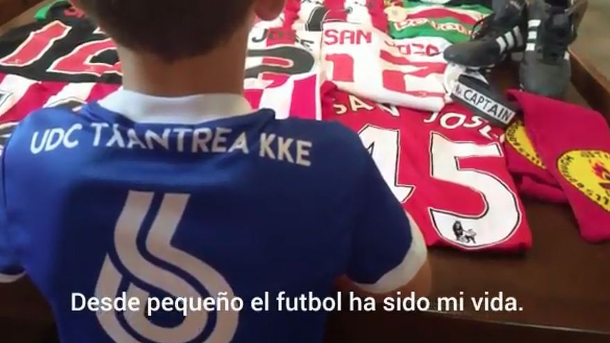 Mikel San José ha querido decir adiós al fútbol profesional con un emotivo vídeo.