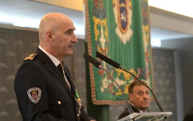 Javier Goya, jefe de la Polic&iacute;a Municipal de Pamplona.