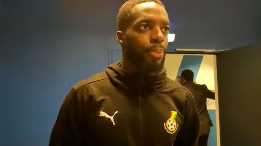 Iñaki Williams tras su debut con la selección de Ghana