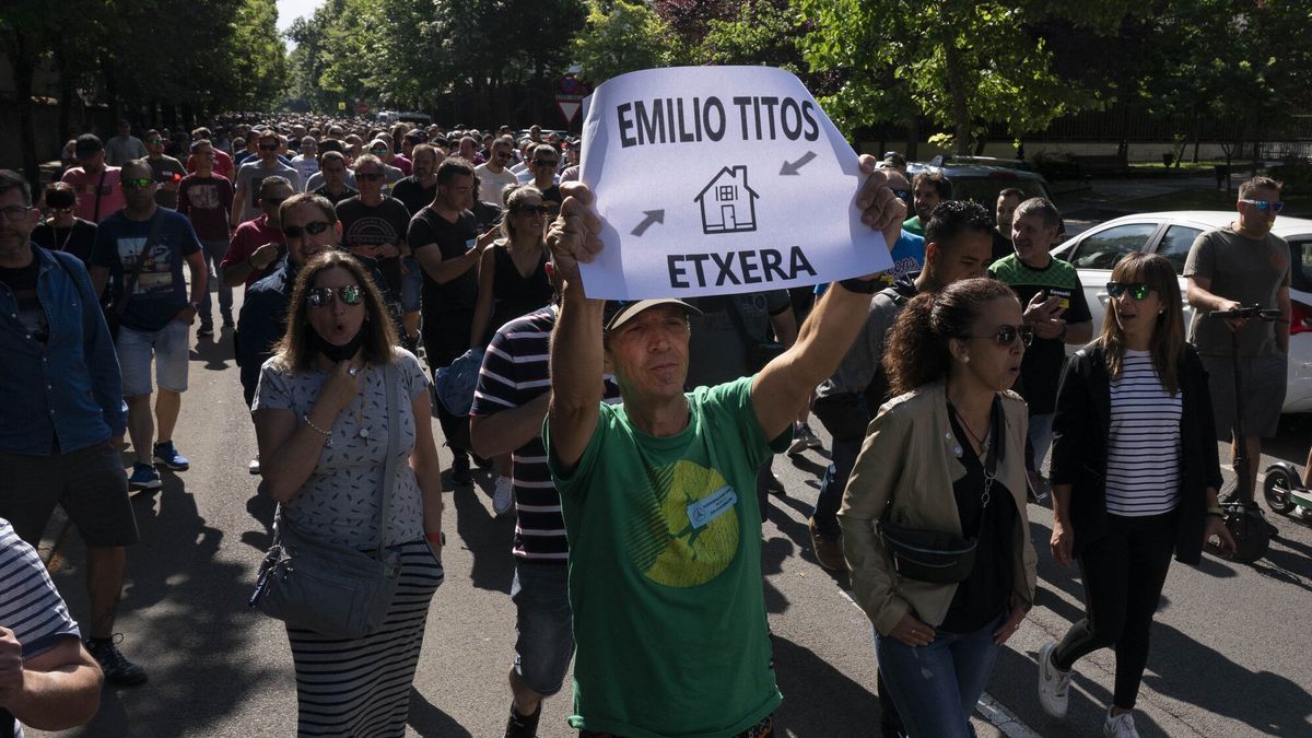 Manifestación de trabajadores de Mercedes
