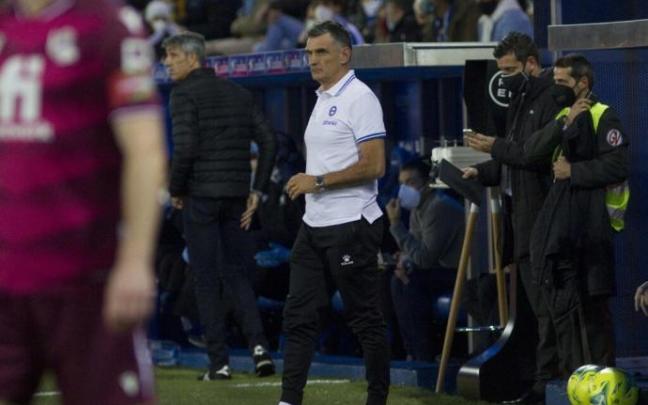 Mendilibar sigue el transcurso del duelo ante la Real Sociedad