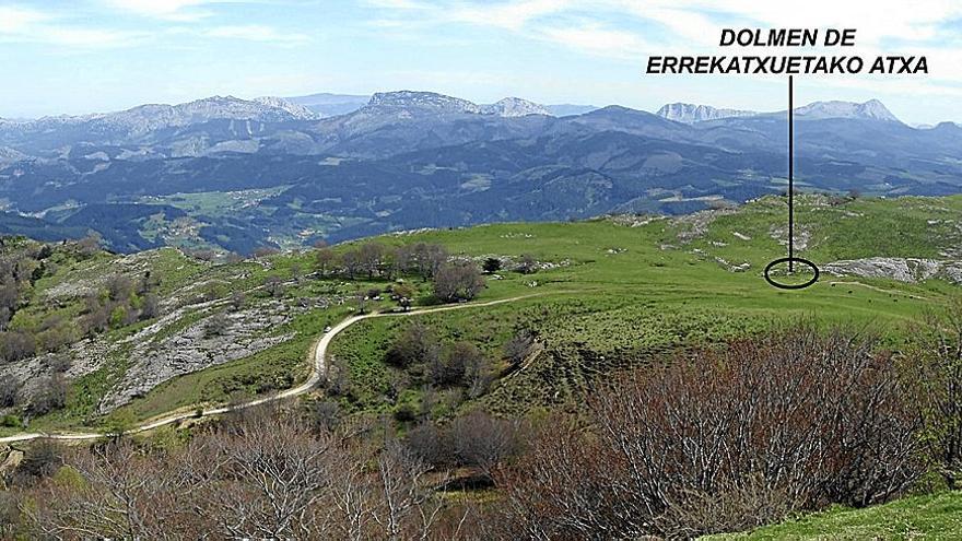 Panorámica desde Gorbeia (Aldamiñape) hasta Urkiola (Anboto). | FOTO: AGIRI