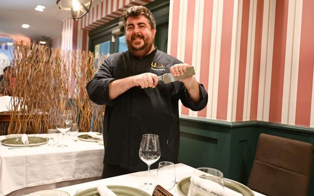 El cocinero Yoseba Ega&ntilde;a.