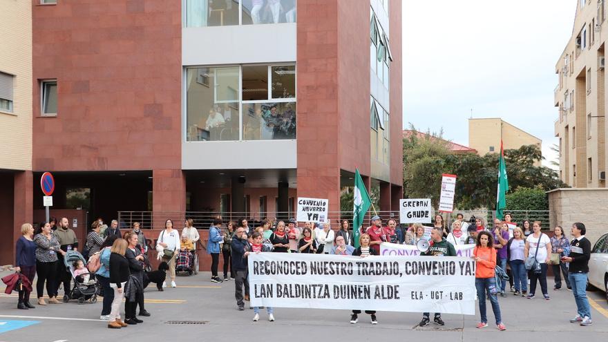 Tudela inicia tres días de movilizaciones y huelga de las trabajadoras de las residencias