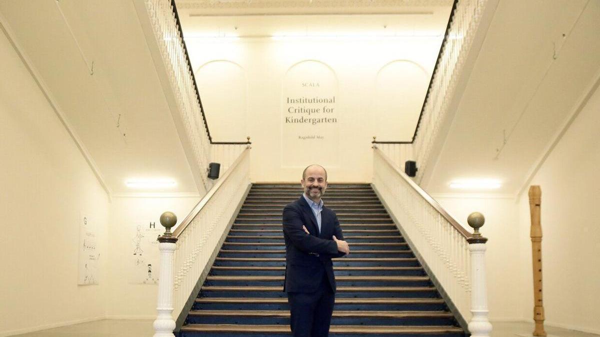 Asier Aranbarri en el evento sobre Agenda 2030 celebrado el viernes en Tabakalera.