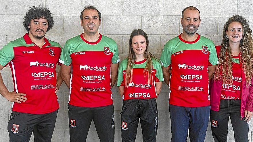 Rafa Sarriegi, Joseba Jokin Ordoki, Olatz Iribarren, Iñigo García y Jone Etxarri.