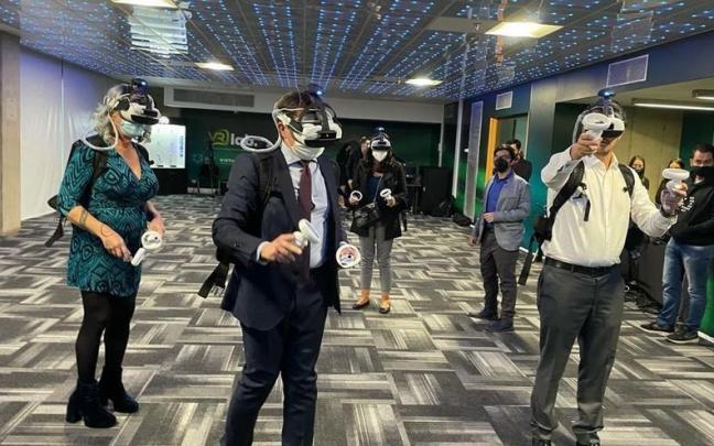 Un laboratorio de realidad virtual en una imagen de archivo.