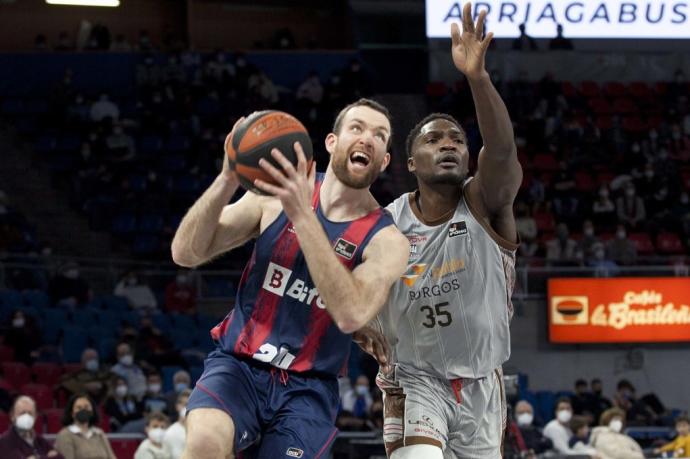 Costello, durante el duelo contra el San Pablo Burgos