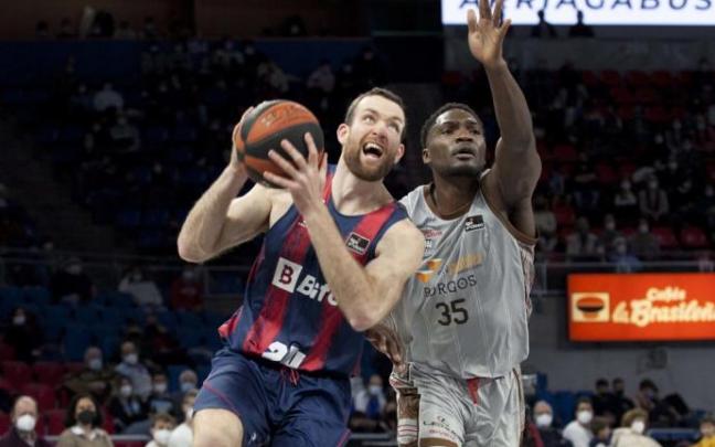 Costello, durante el duelo contra el San Pablo Burgos