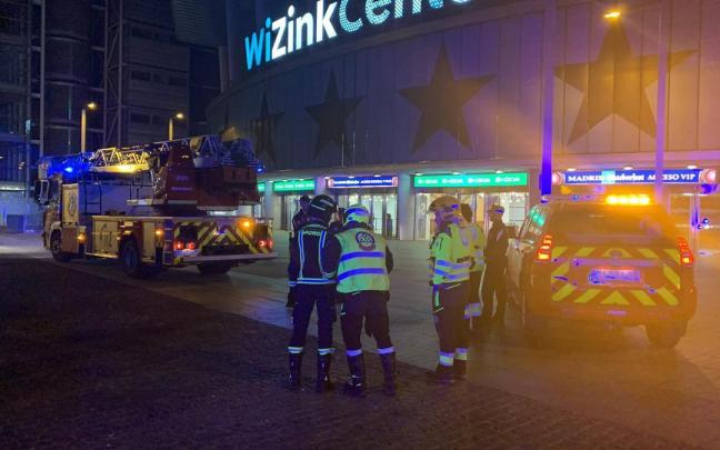 Desalojadas 3.500 personas del WiZink por un incendio en un altavoz y una pantalla
