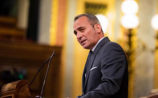 El diputado de Vox por Huelva en el Congreso, Tomás Fernández.