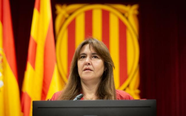 La presidenta del Parlament, Laura Borràs. La presidenta del Parlament, Laura Borràs.