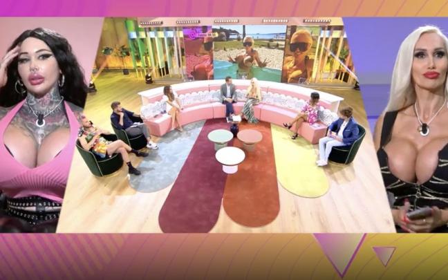 Cara a cara entre Kristhin y Lourdes en 'Ya es verano'.