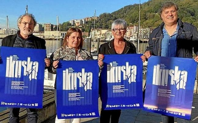 Representantes de Trintxer Kulturala y del Ayuntamiento. | FOTO: N.G. Representantes de Trintxer Kulturala y del Ayuntamiento. | FOTO: N.G.