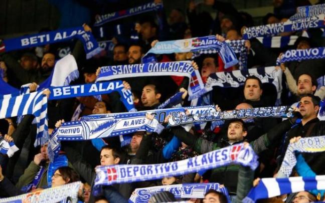 Afición del Alavés. Afición del Alavés.