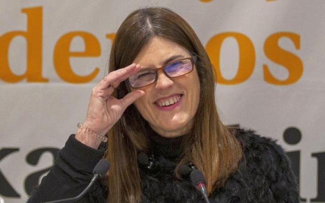 La portavode Elkarrekin Podemos-IU, Miren Gorrotxategi La portavode Elkarrekin Podemos-IU, Miren Gorrotxategi