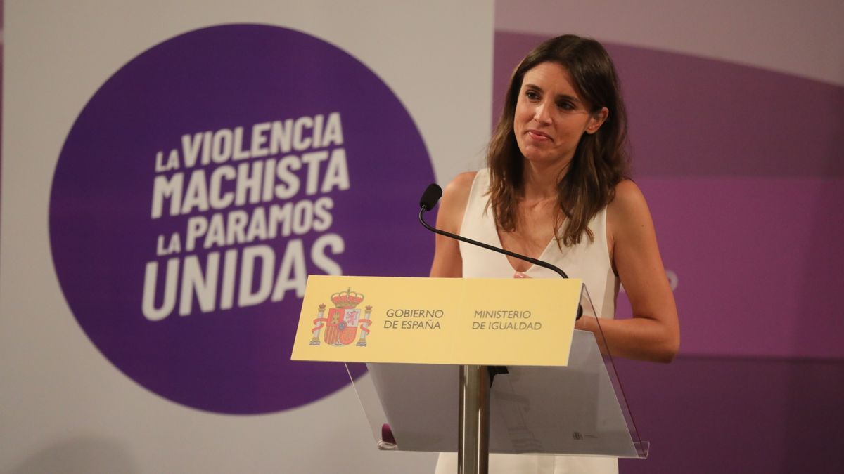 La ministra de Igualdad Irene Montero.