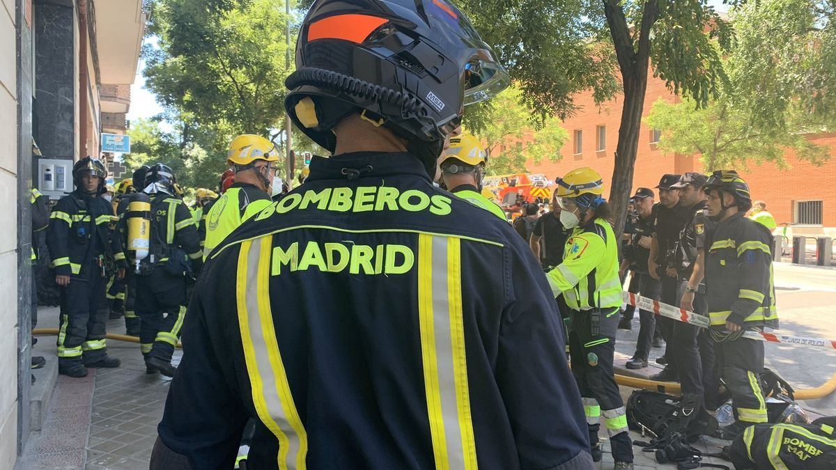 Bomberos del Ayuntamiento de Madrid.