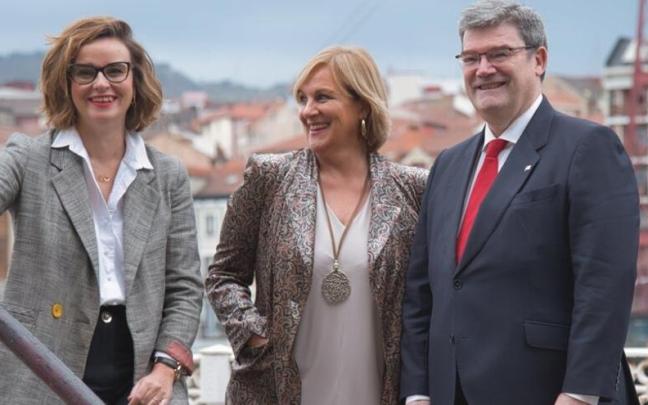 Elixabete Etxanobe, Itxaso Atutxa y Juan Mari Aburto Elixabete Etxanobe, Itxaso Atutxa y Juan Mari Aburto