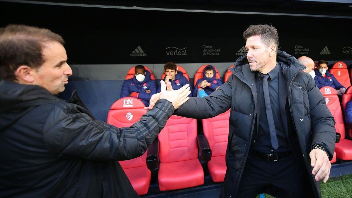 Imagen de archivo de Jagoba Arrasate y Diego Simeone