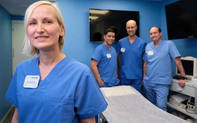 M&eacute;dicos y radi&oacute;logos intervencionistas componen la Unidad de Flebolog&iacute;a de la Cl&iacute;nica Dermitek.