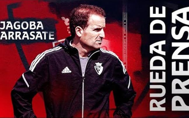 Jagoba Arrasate habla ante los medios antes de recibir al Madrid