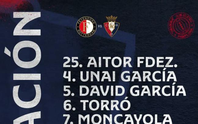 Alineaci&oacute;n Osasuna