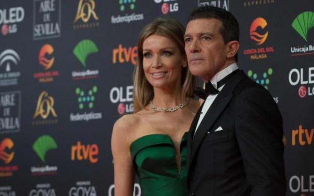 Nicole Kimpel y Antonio Banderas. Nicole Kimpel y Antonio Banderas.