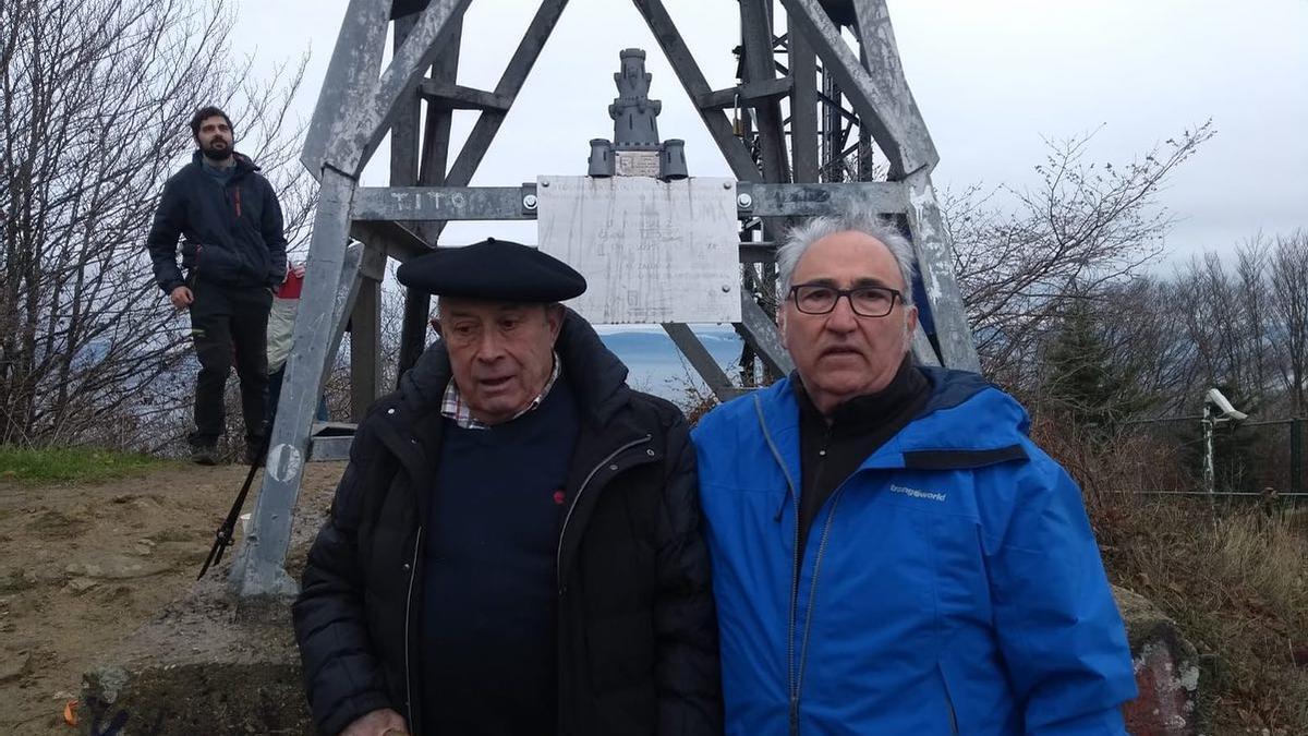 El buzón, recién colocado
